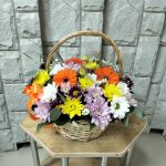 Букет в корзине