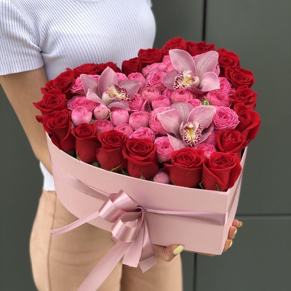 Сердце из роз  5