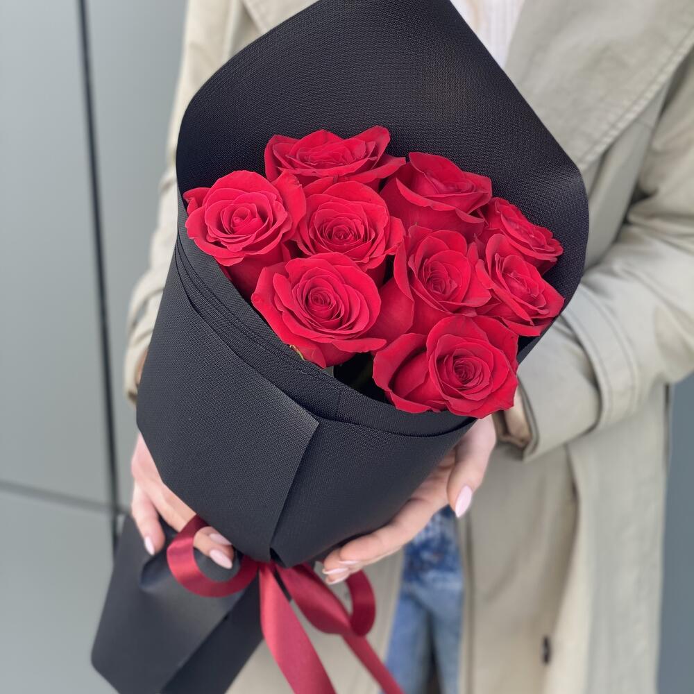 Букет из красных роз Страстный
