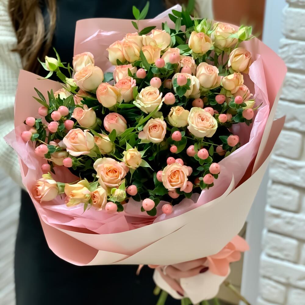 Букет «Кремовый десерт»