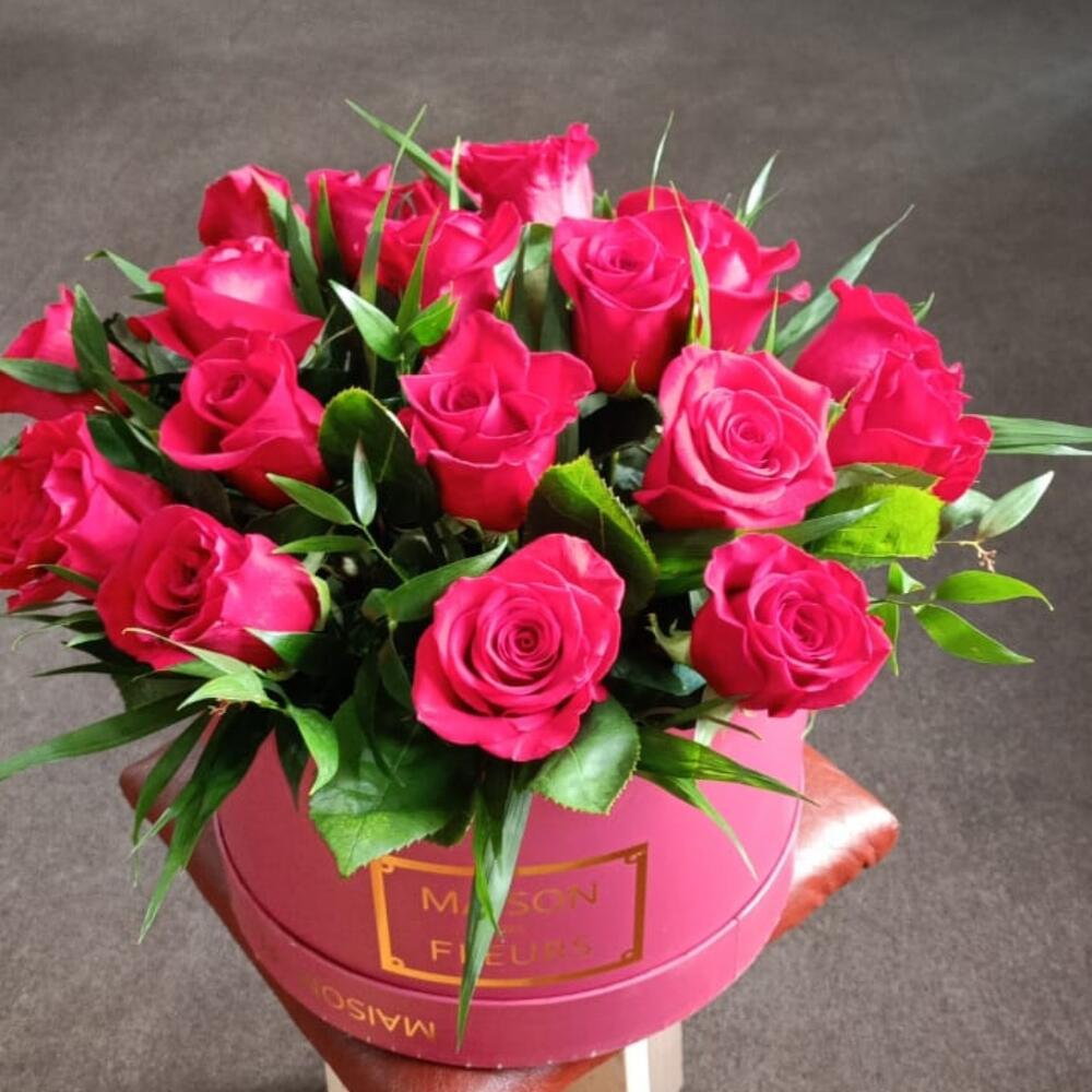 Цветы в коробке