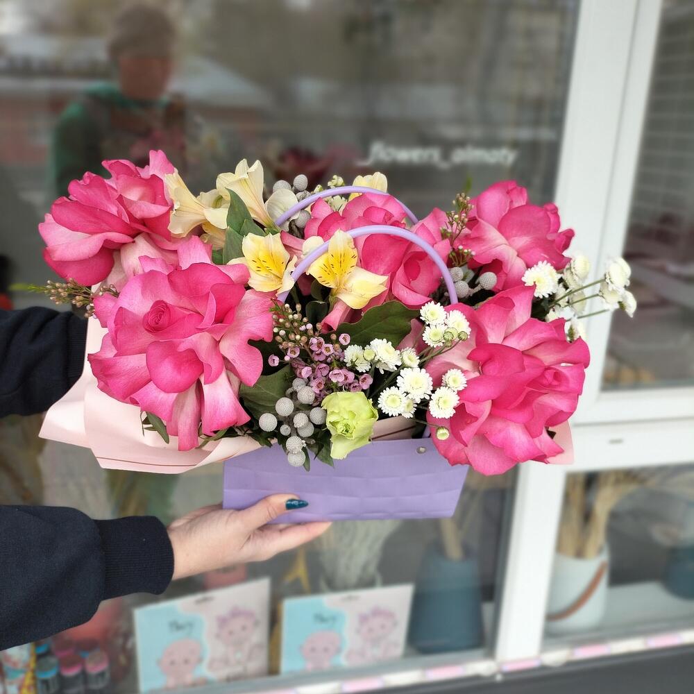 Сумка с цветами