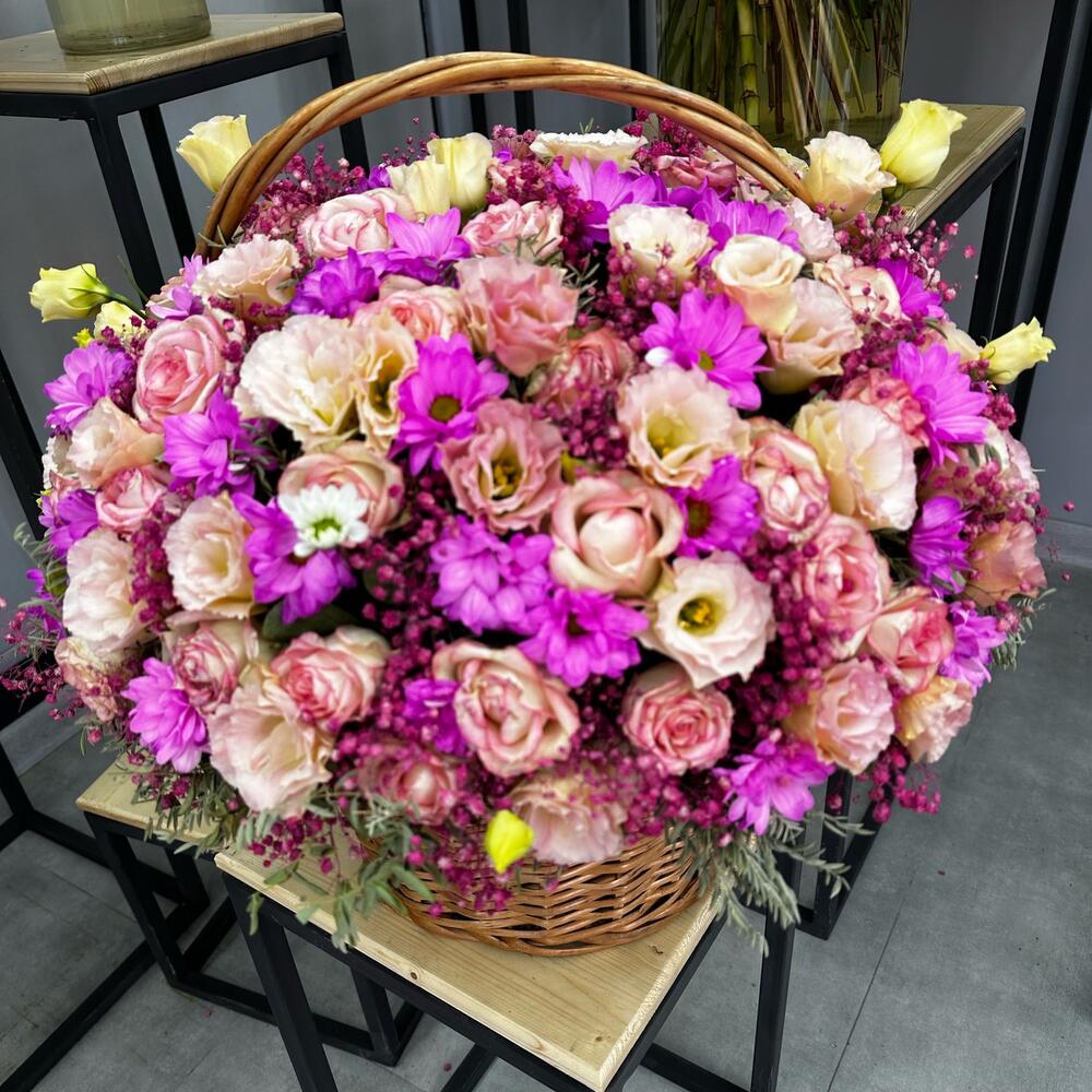 Корзина с цветами